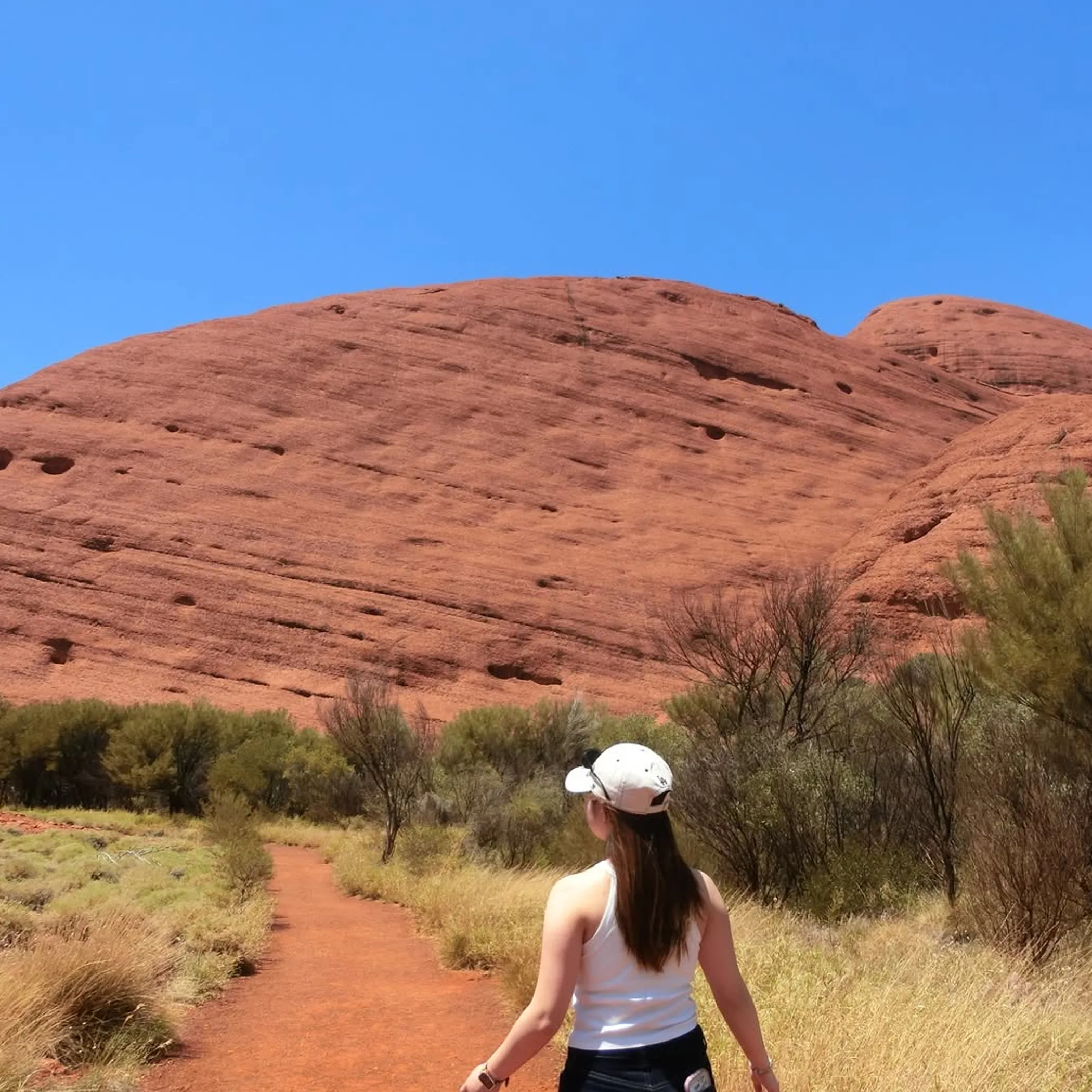 red rock landscape associated with uluru